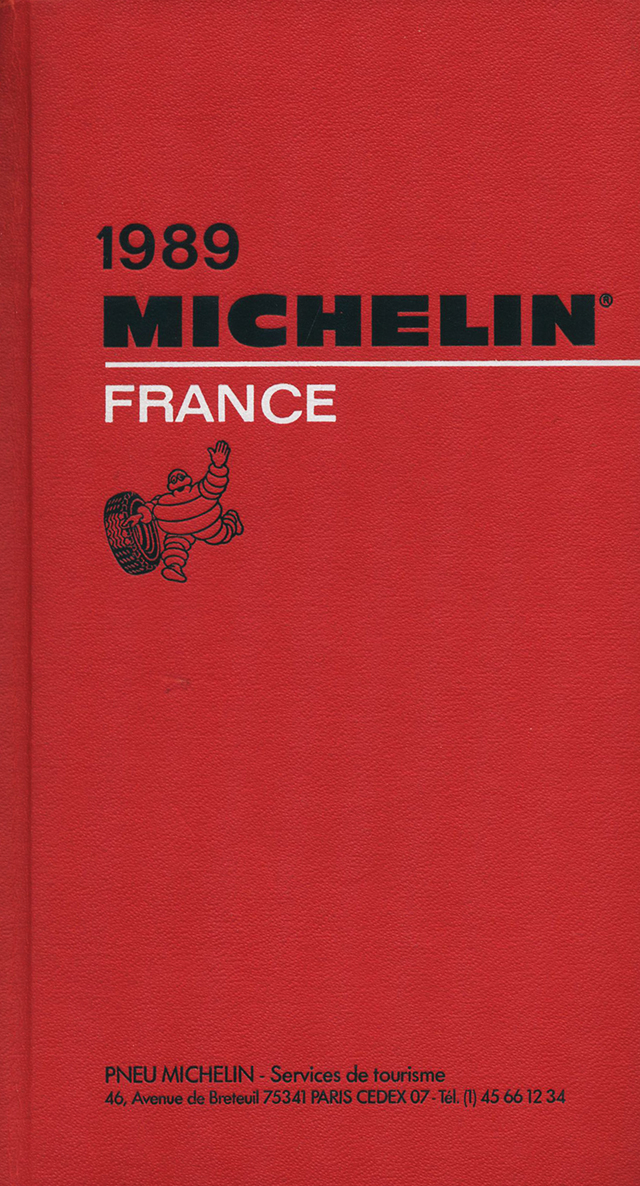 LE GUIDE MICHELIN FRANCE 1989 (フランス) 中古