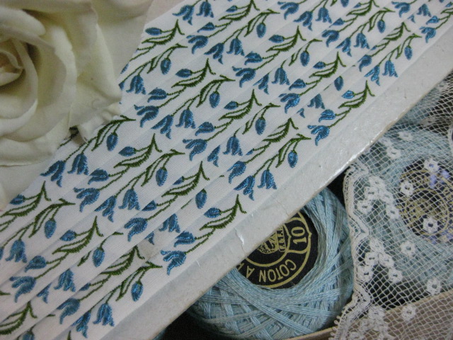 Ruban（Les tulipes/Bleu）