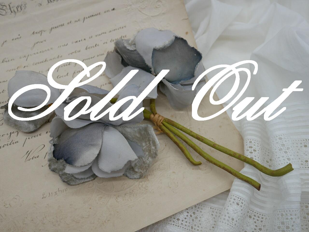 フランスアンティ―ク帽子用コサージュサンプル F