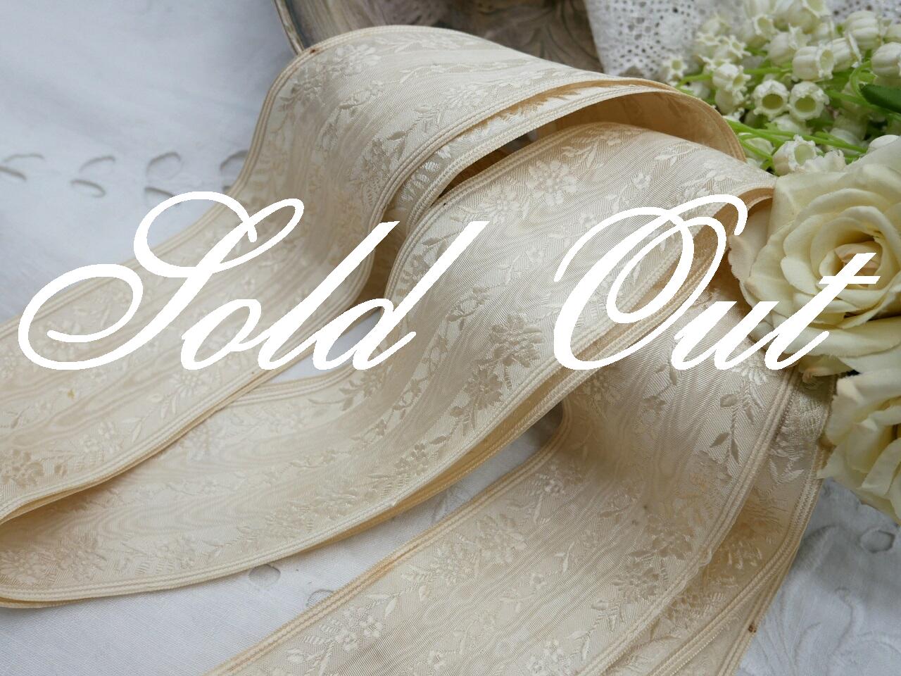 フランスアンティークシルクリボンA