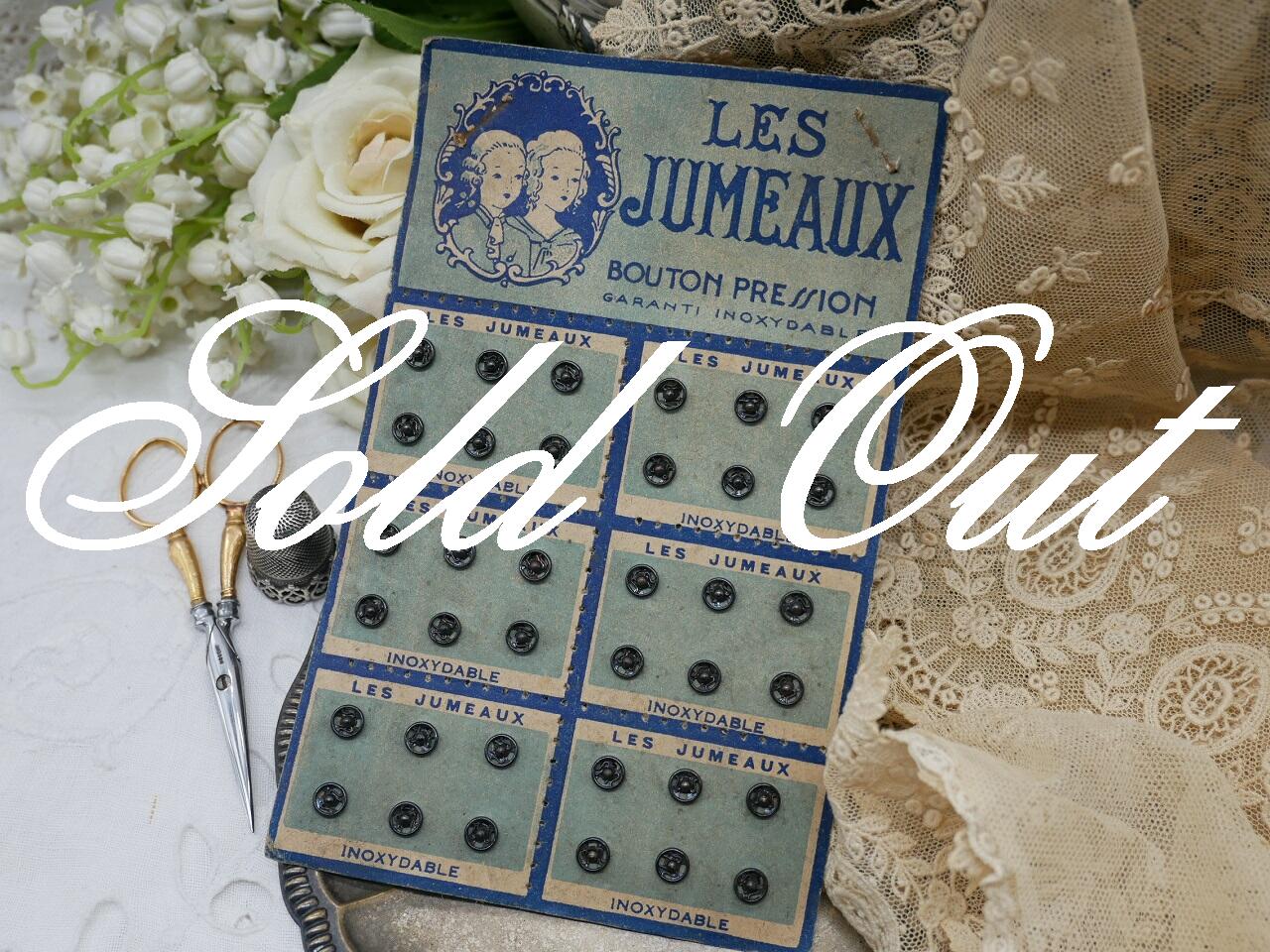 フランススナップボタンシート　LES JUMEAUX