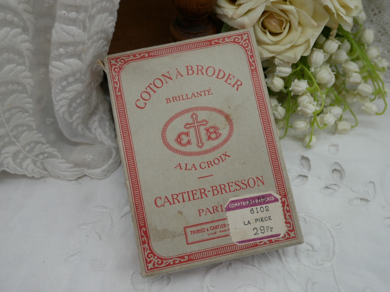 アンティークボタンCARTIER-BRESSONボックス入りセット