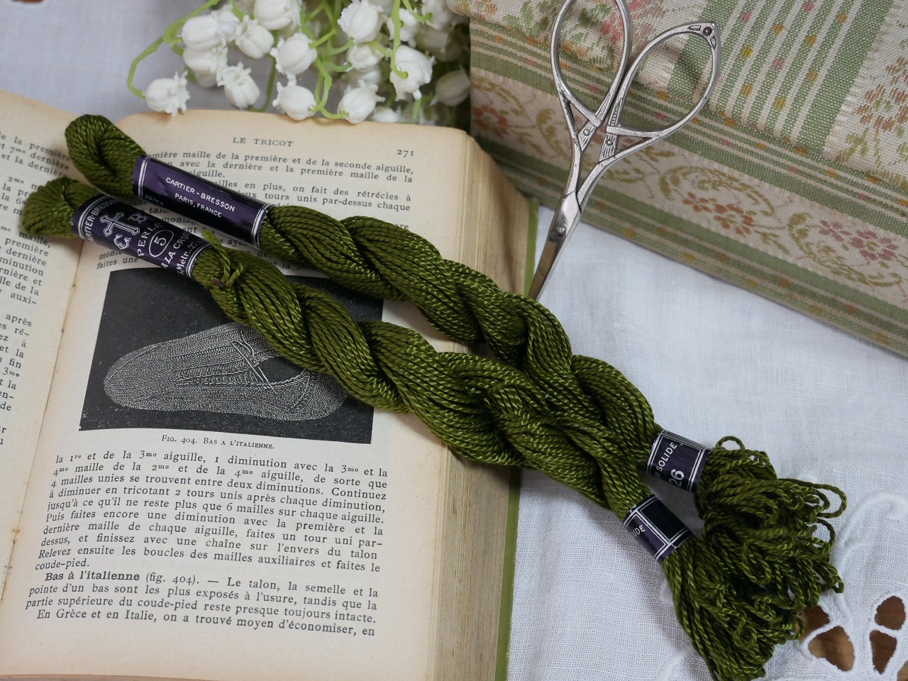 フランスCARTIER-BRESSON刺繍糸2本セット D