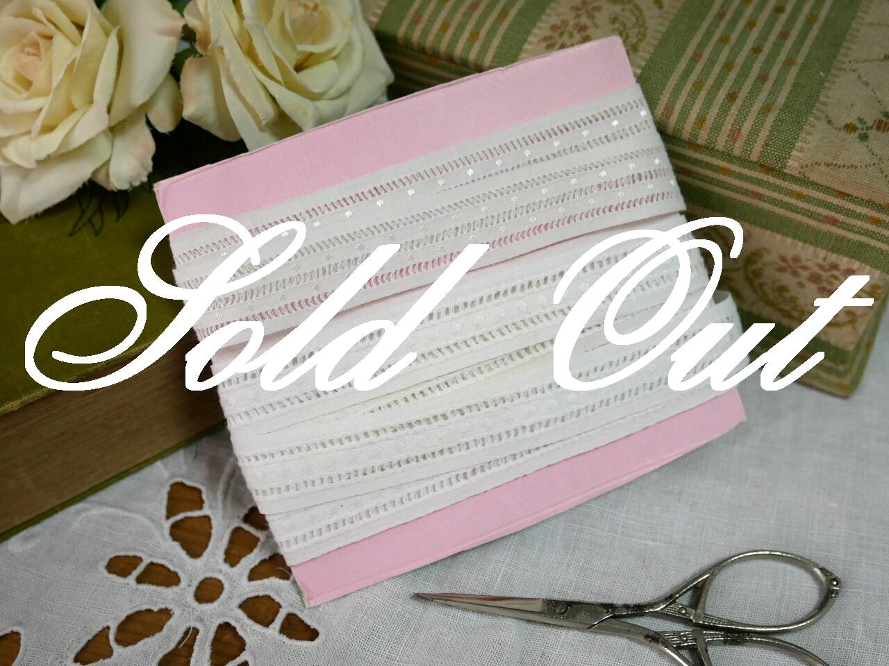 フランスアンティ―クコットンレースセット