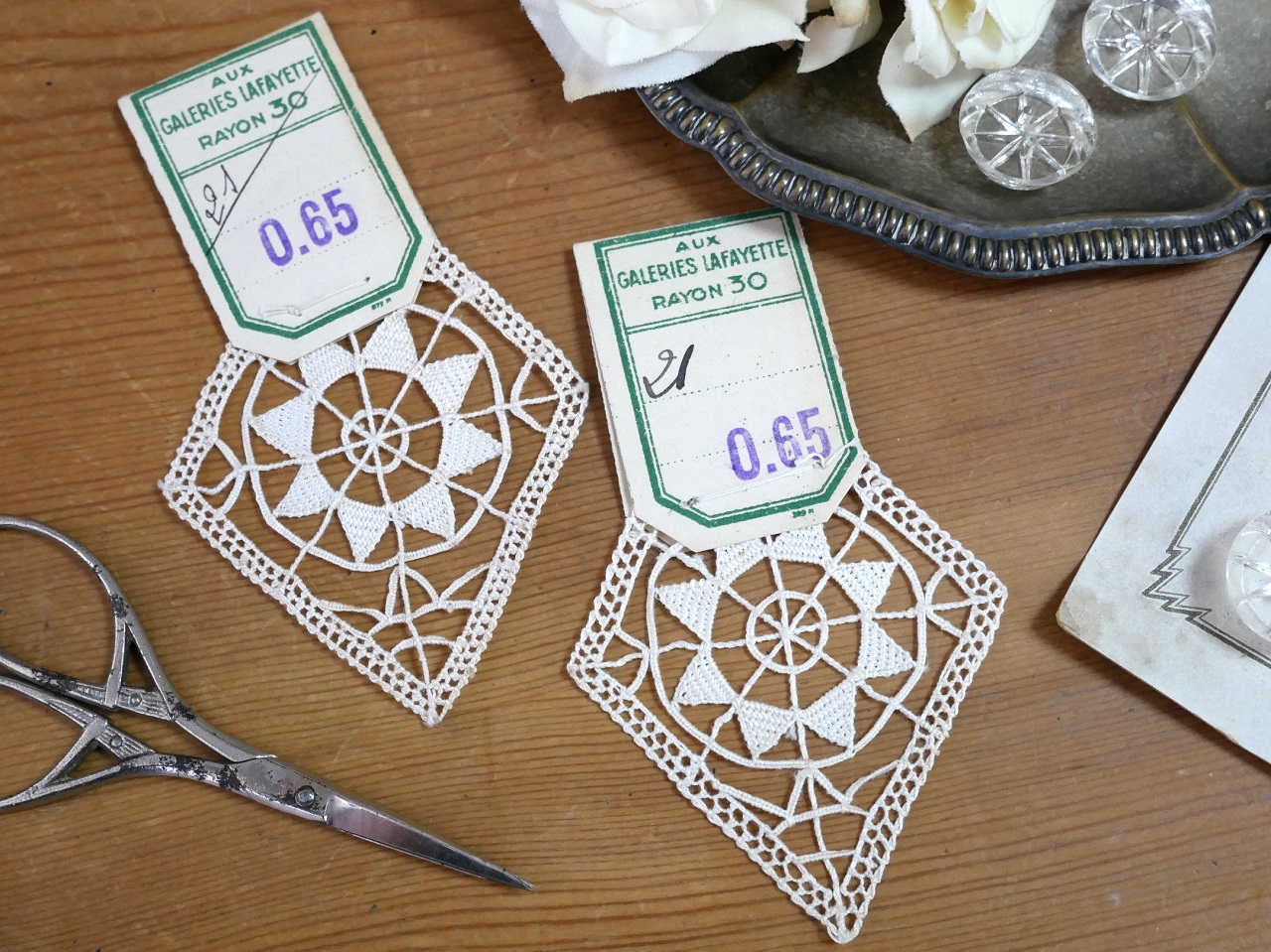 フランスアンティーク　マリアージュ　レース フランスアンティーク マリアージュ レース