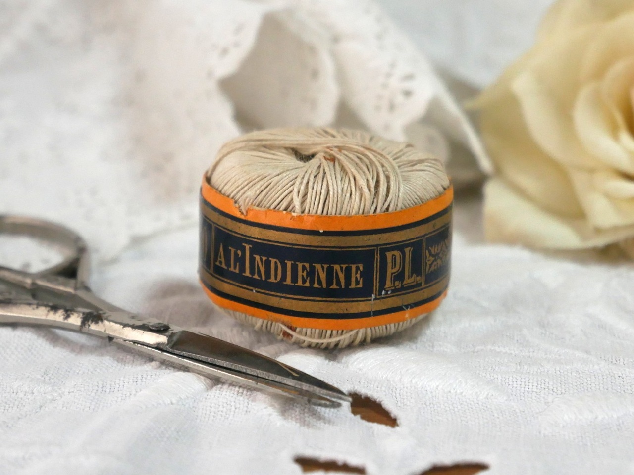 フランスアンティークPL社リネンボビン