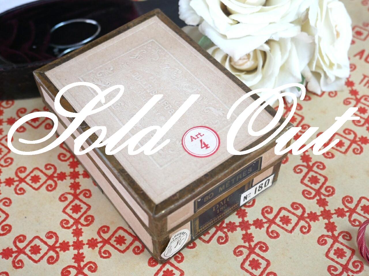 フランスアンティークDOLLFUS MIEG&CIEボックス入り手芸糸セット