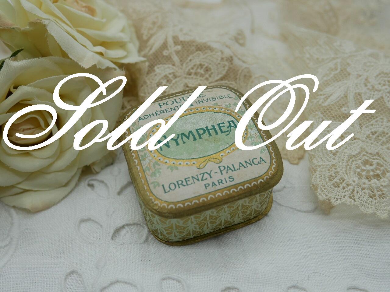 フランスアンティークパウダープティボックスLORENZY-PALANCA