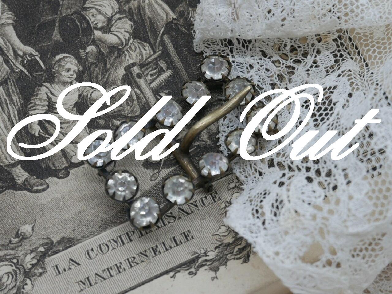 フランスアンティークベルト用バックル A