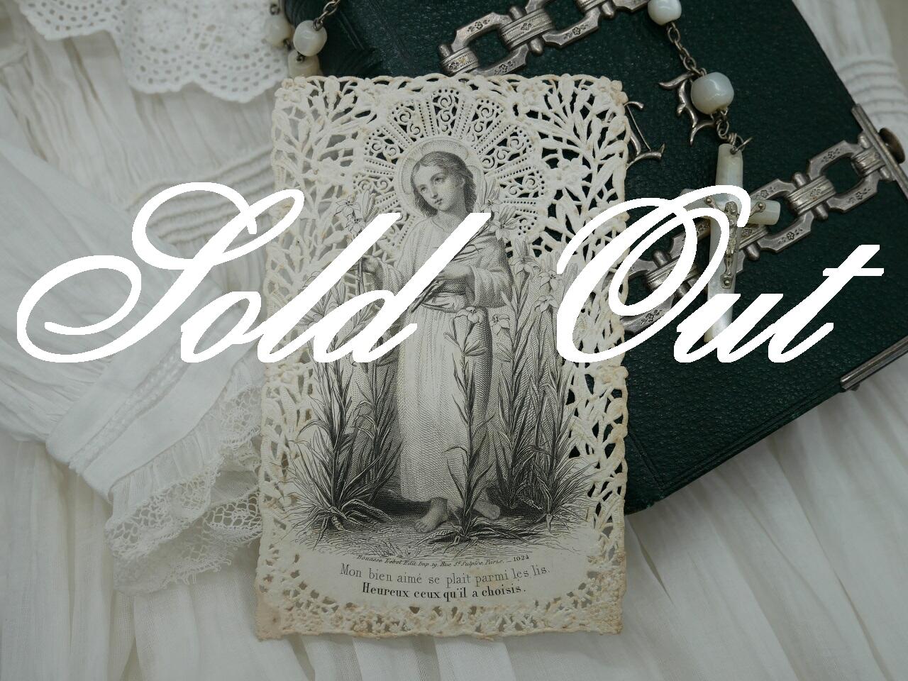 フランスアンティークHoly Card・カニヴェJ