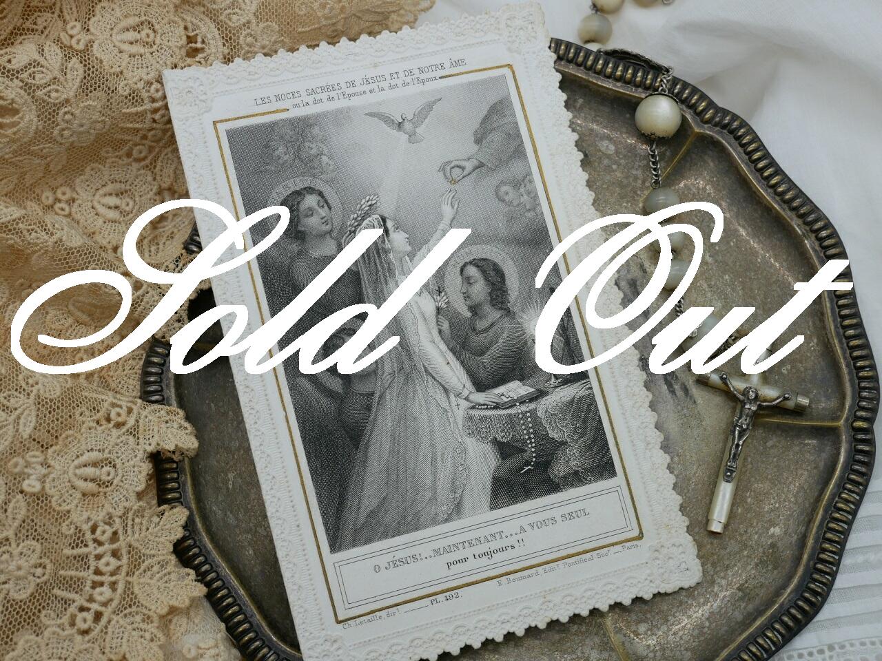 フランスアンティークHoly Card・カニヴェL