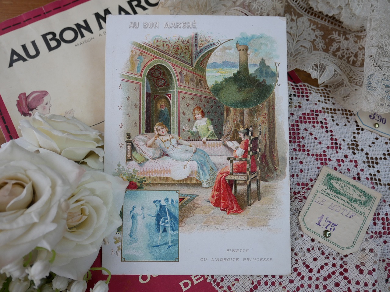 フランスアンティークボンマルシェカード L版 C-1