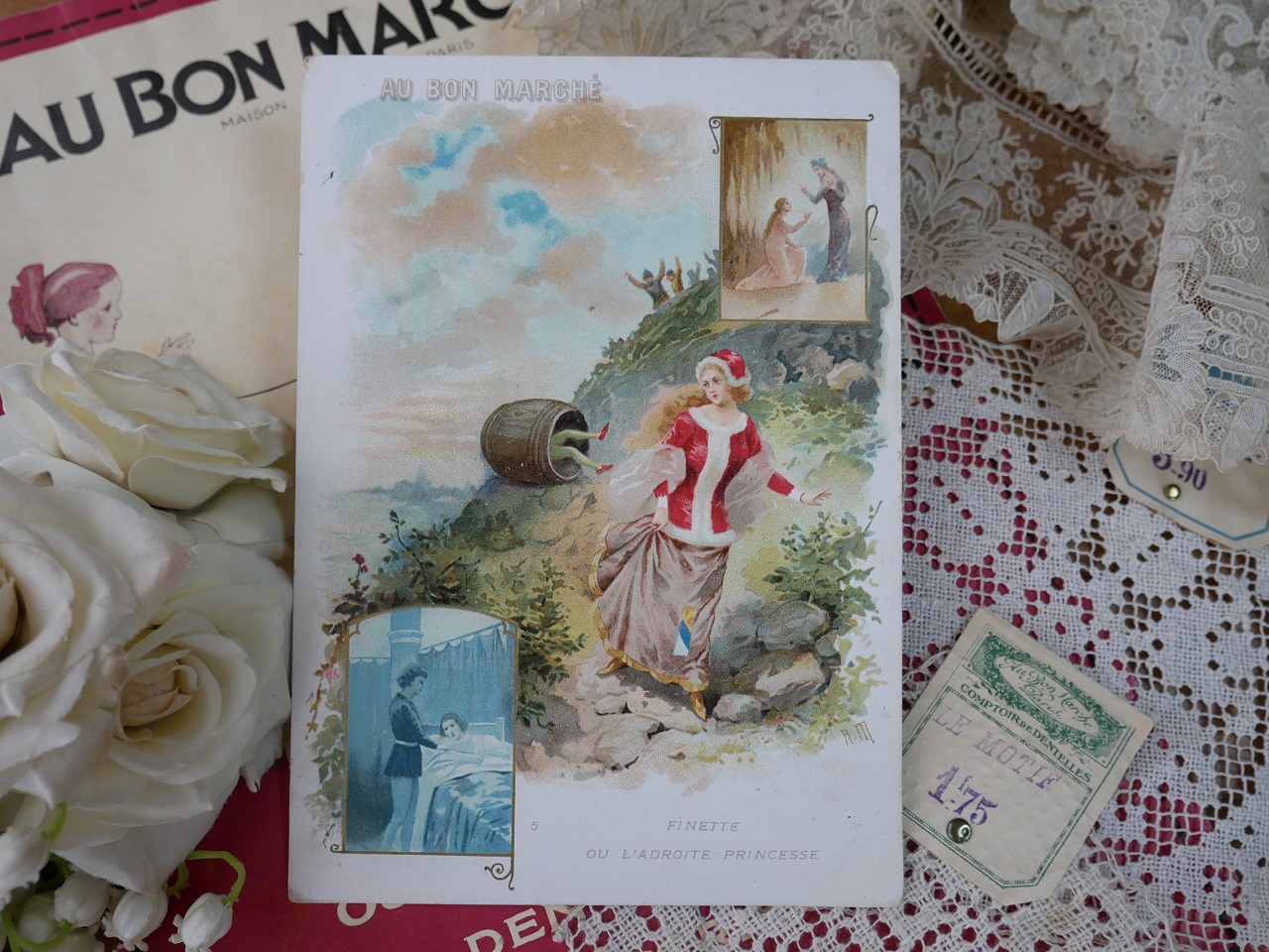 フランスアンティークボンマルシェカード L版 C-5