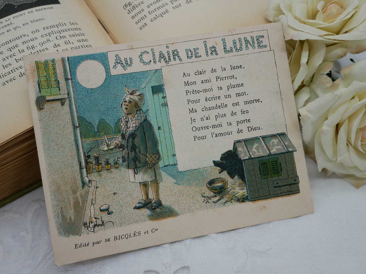 フランスアンティーククロモカード （H・ジェルボーA）