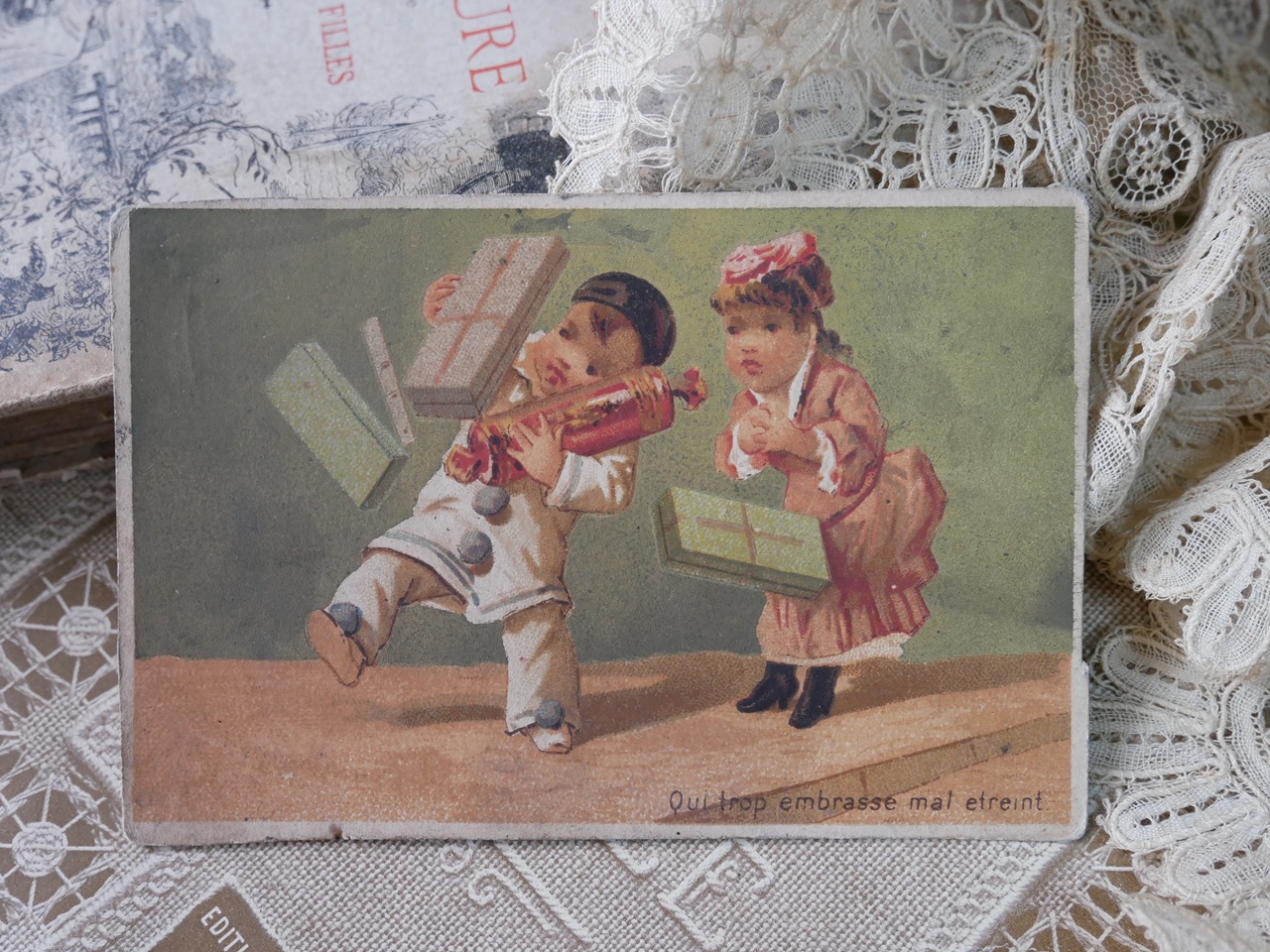 フランスアンティークトレードカードA