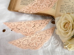 ヴィンテージプティモチーフレース（Pink)