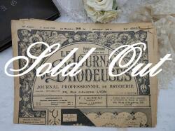 フランス刺繍新聞LA JOURNAL DES BRODEUSES (1er Avril 1950）