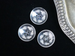 フランスヴィンテージルーサイトミニボタンB（直径1.2cm）