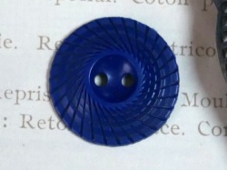 フランスプラスチックデザインボタンM（ネイビーブルー /T36）