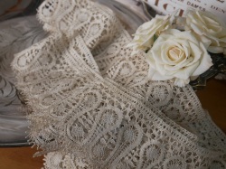 フランスアンティ―クハンドメイドボビンレース D