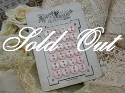 フランスアンティークマザーオブパールボタンシート（pink）