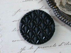 フランスアンティークフレンチジェットボタン3L