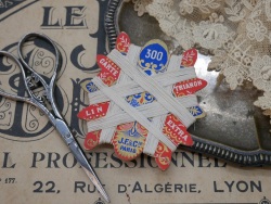 紙製台紙LIN糸巻き J.F.&Cie