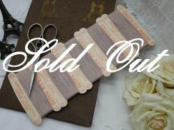 紙製台紙シルク糸巻き（ライトグレイッシュブラウン）