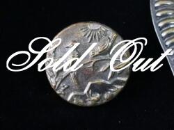 フランスアンティーク小鳥のレリーフボタン