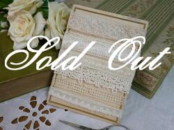 フランスアンティ―ク細身レースセットA