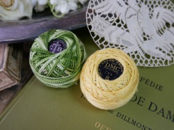 フランスCARTIER-BRESSON&DMCコットン編み糸2個セット