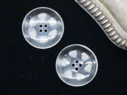 フランスヴィンテージルーサイトボタンB（直径1.8cm）
