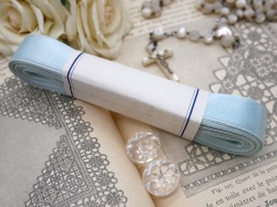 フランスブルーサテンリボンC