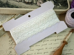 フランスヴィンテージ台紙付きボビンレース