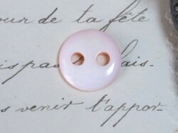 フランスアンティークマザーオブパールピンクボタン