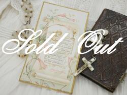 フランスアンティークHoly Card・プルミエール コミュニオン2L