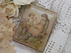 フランスアンティーク紙製小箱