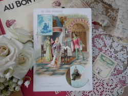 フランスアンティークボンマルシェカード L版 C-2