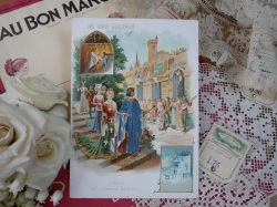 フランスアンティークボンマルシェカード L版 C-6