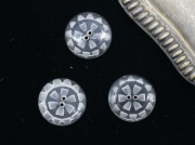 フランスヴィンテージルーサイトミニボタンA（直径1.4cm）