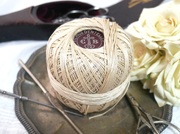 フランスCARTIER-BRESSON レース用モカベージュコットン糸巻きB