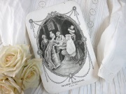 フランスヴィンテージスクエアドラジェボックス