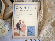 フランスヴィンテージ広告入り学習ノート