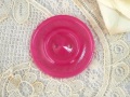 フランスヴィンテージピンクガラリスボタン（直径2.7cm）
