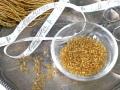 1920sフランスヴィンテージ刺繍用マイクロビーズシャンパンゴールド5g単位から量り売り