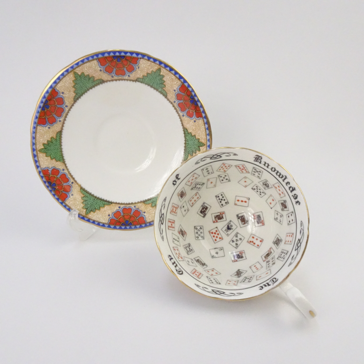 エインズレイ  ティーカップ ソーサー　紅茶占い