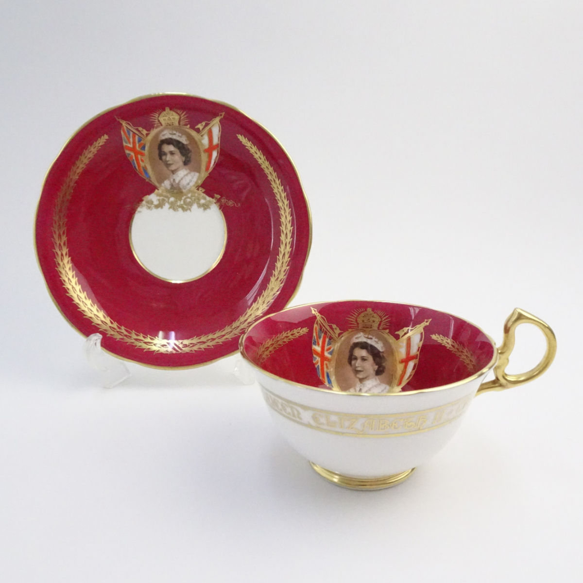 エインズレイ ティーカップ＆ソーサー コロネーション