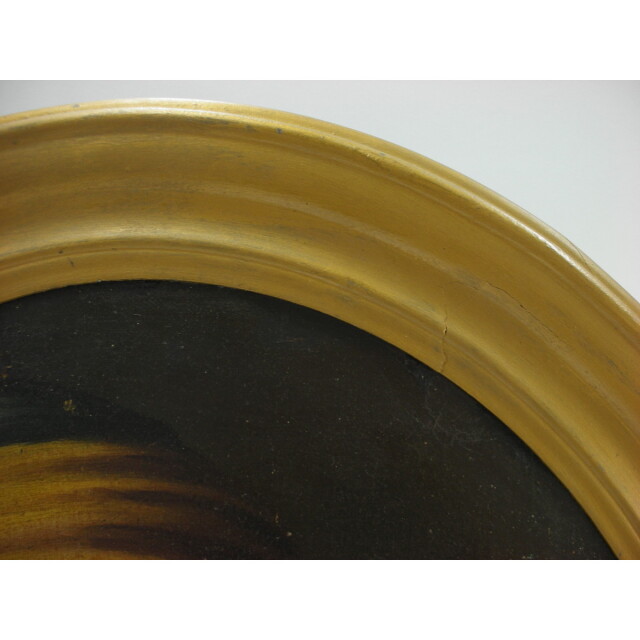 アンティーク 絵画 女性 額付き