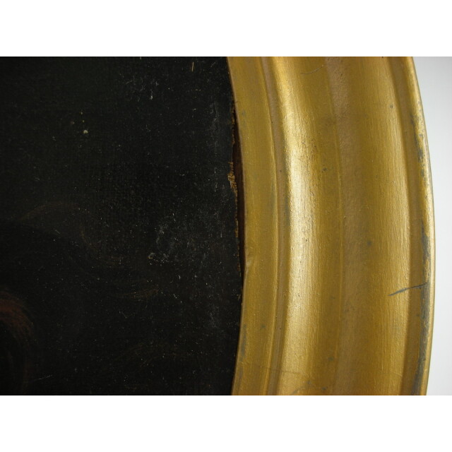 アンティーク 絵画 女性 額付き