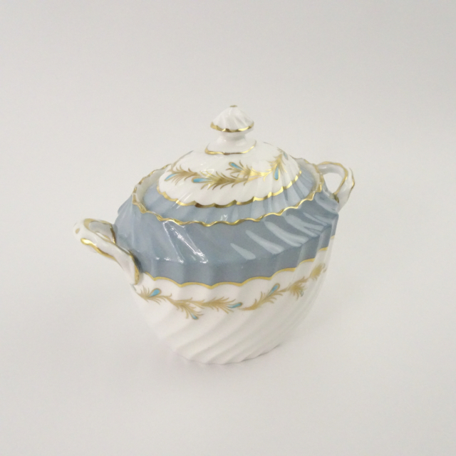 Hammersley 金彩盛絵葡萄バスケットトレイ/シュガー ポット/クリーマー Hammersley 金彩盛絵葡萄バスケットトレイ/シュガー ポット